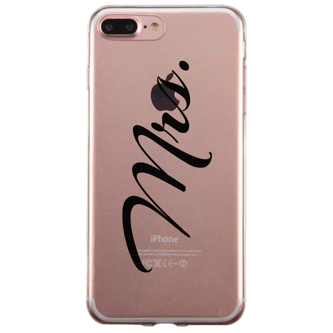Mr. And Mrs. Couple Matching Phone Cases Charming Anniversary Gift