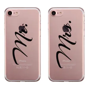 Mr. And Mrs. Couple Matching Phone Cases Charming Anniversary Gift