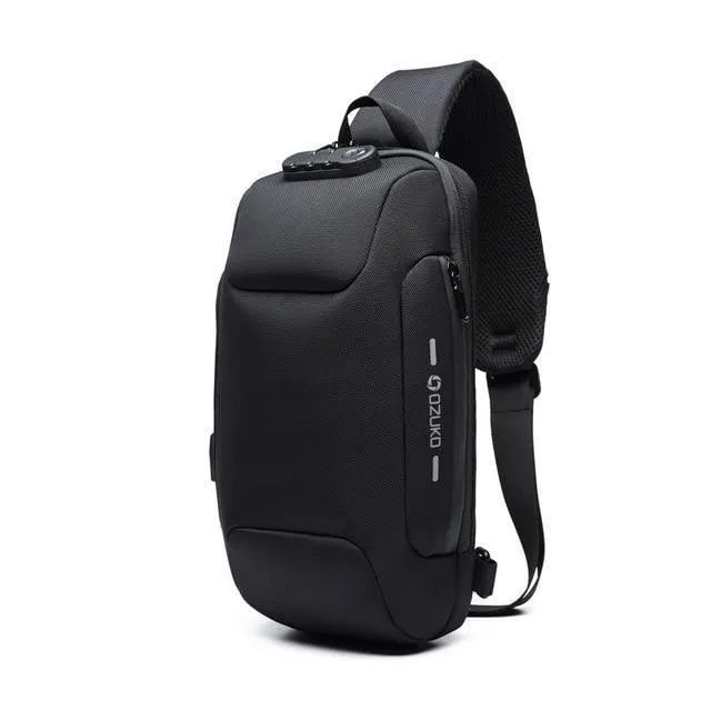 Multi-function Anti-theft Waterproof Crossbody Bag for Men