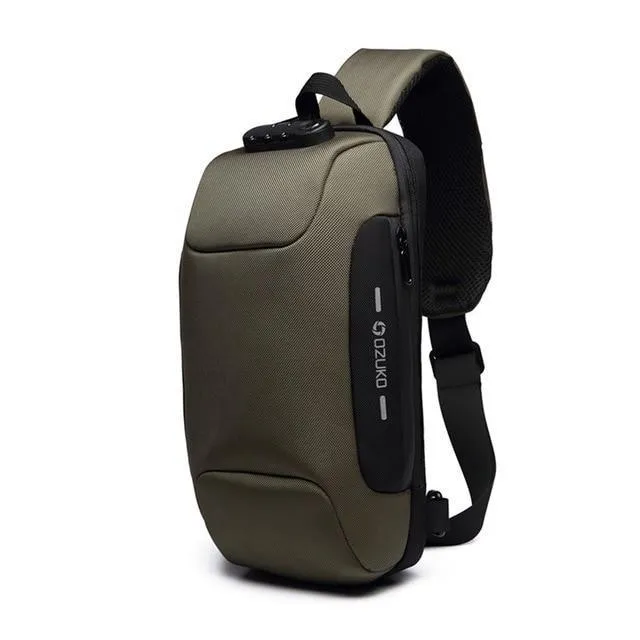 Multi-function Anti-theft Waterproof Crossbody Bag for Men