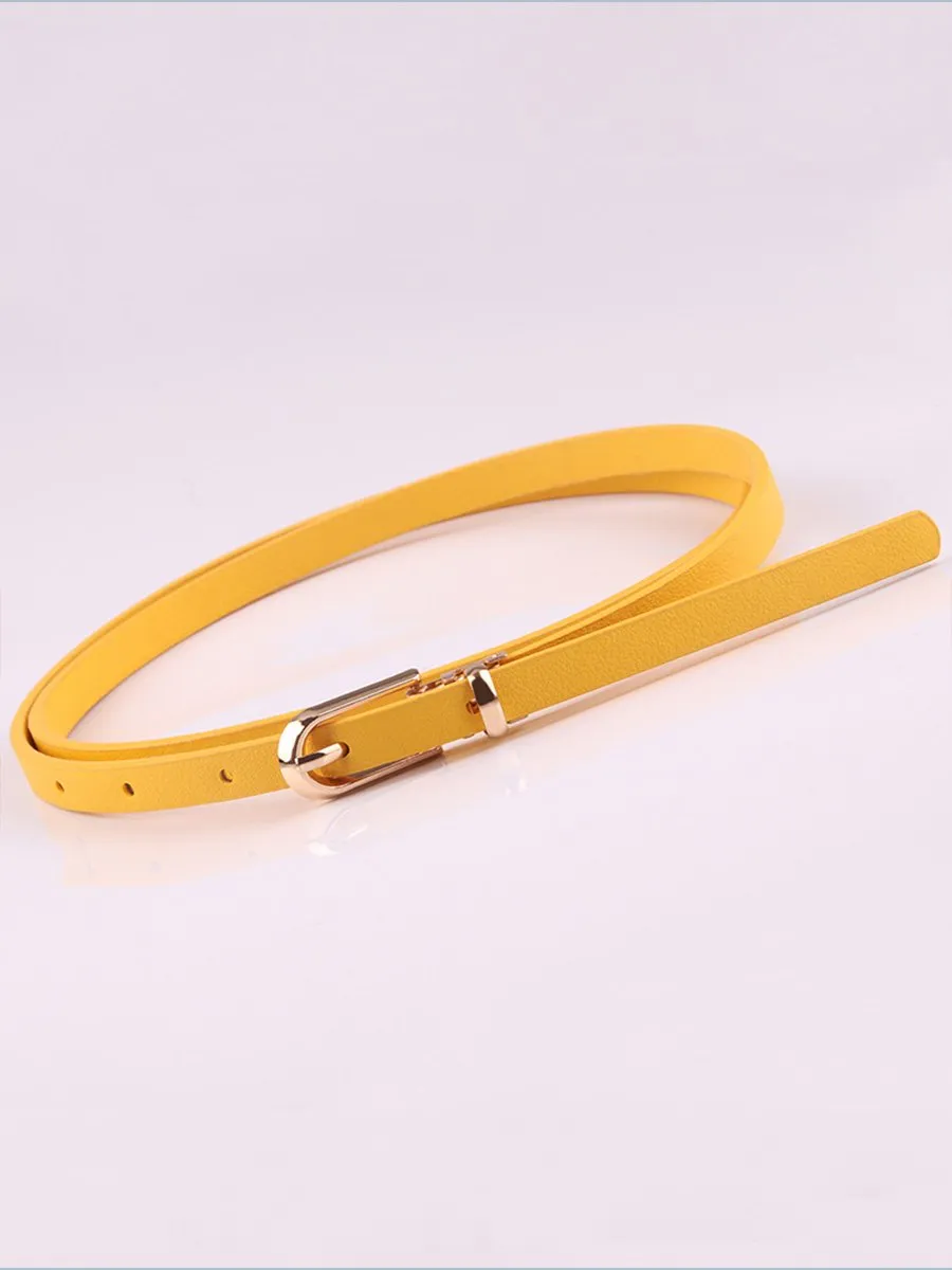 Multicolor Decorative Buckle Belt
