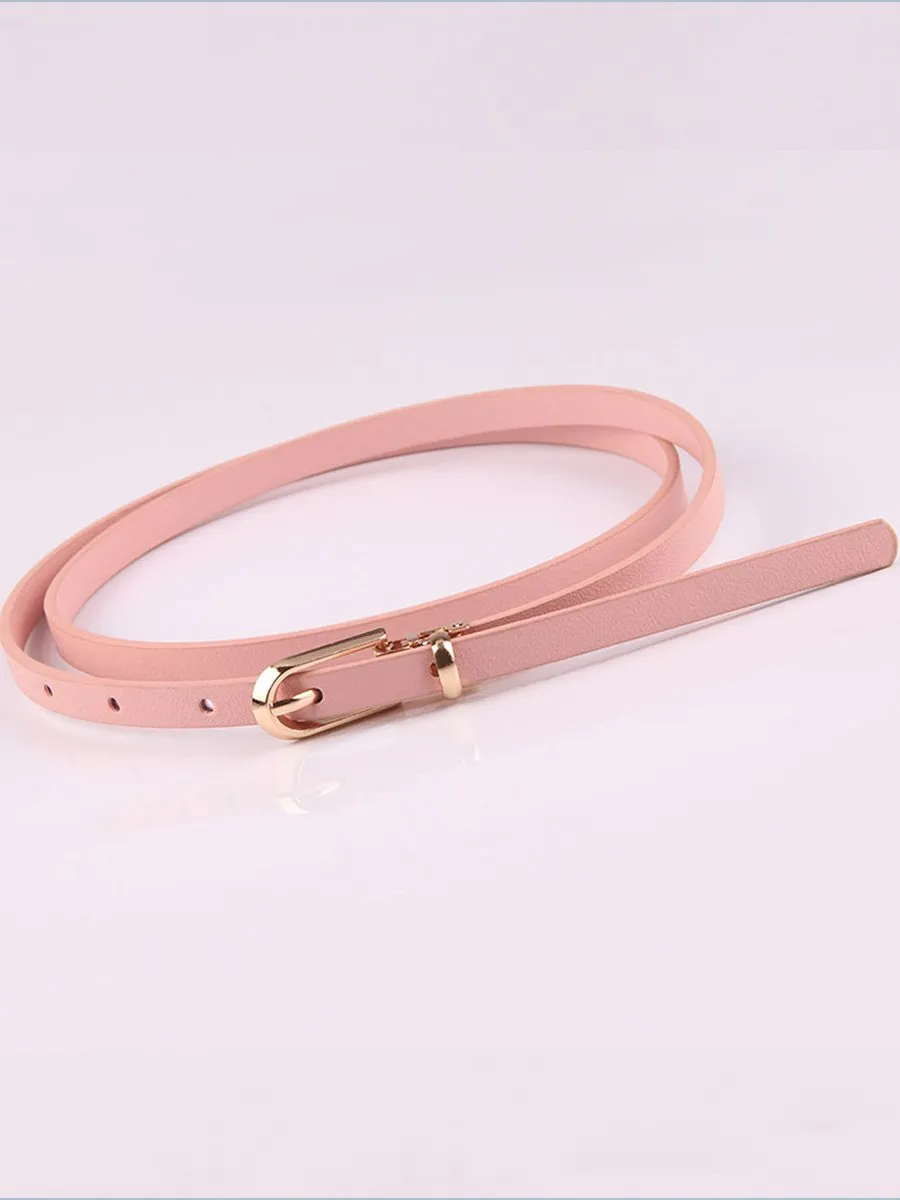 Multicolor Decorative Buckle Belt