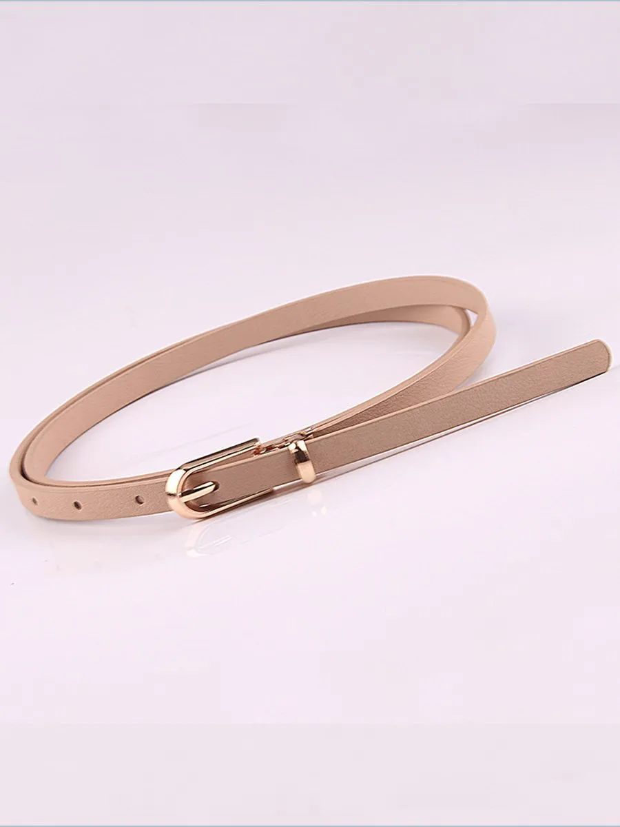 Multicolor Decorative Buckle Belt