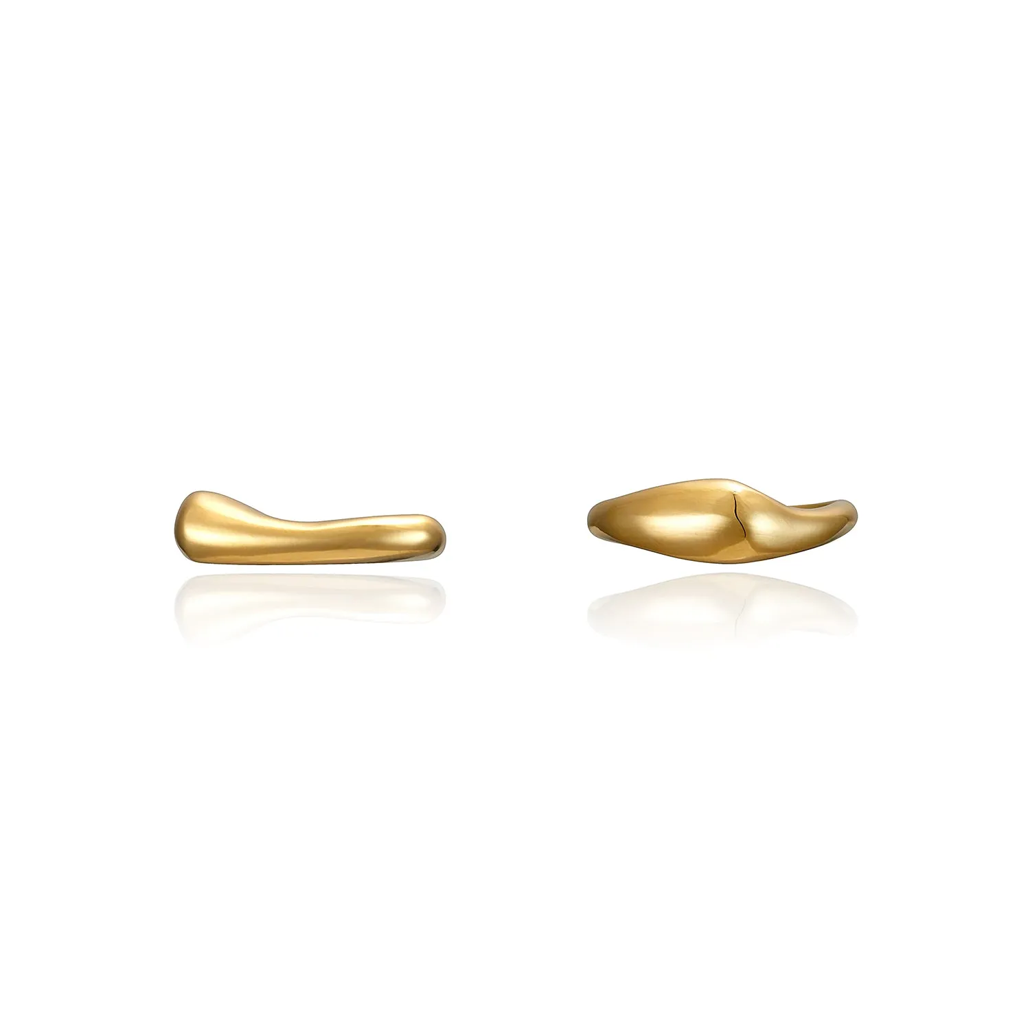Natural Curve Rings SET