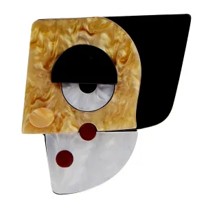 New Design Anime Pins Human Face Brooches Japanese Cute Abstract Cartoon Acrylic Acetate Brooch