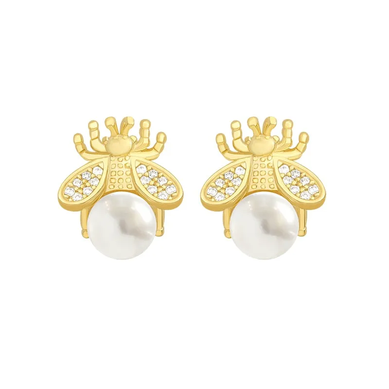 new simple and luxurious Pearl Woman's Earrings