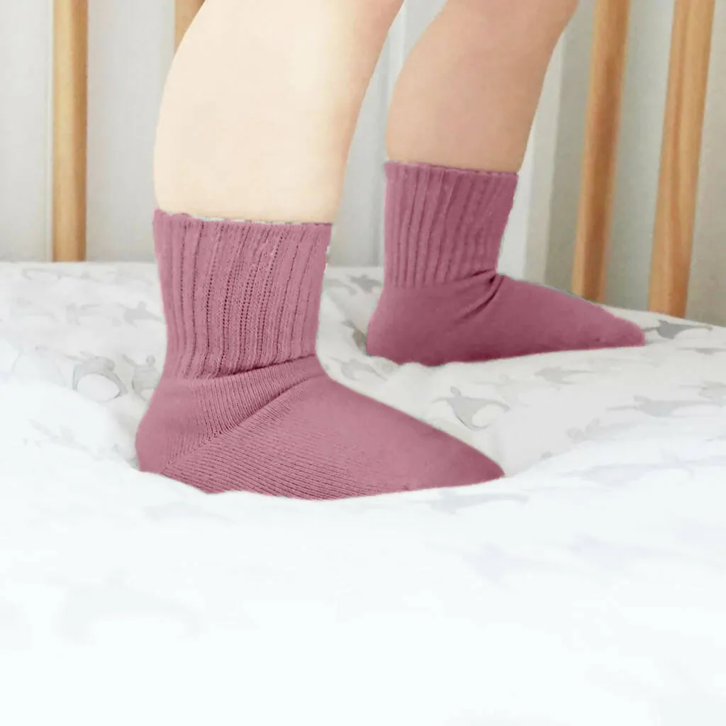 Newborn Cotton Ankle-Hi Socks Assorted 6 Pair Pack