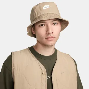 Nike Apex Futura Washed Bucket Hat Khaki - White