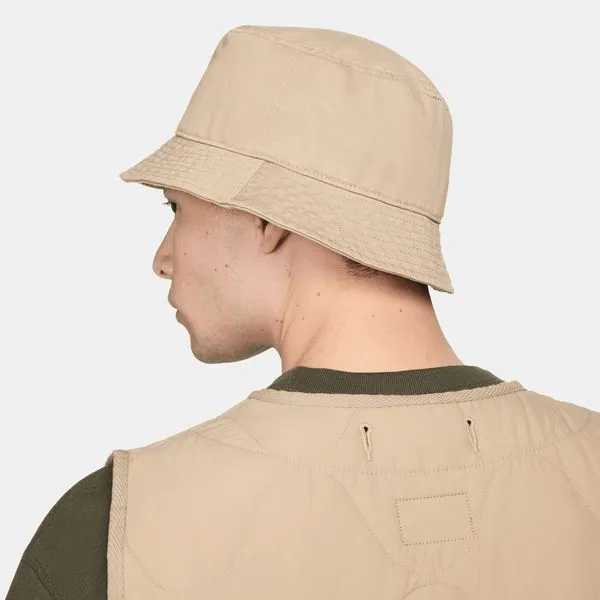 Nike Apex Futura Washed Bucket Hat Khaki - White