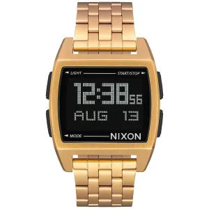Nixon Men's Quartz Watch - Base Digital Dial Yellow Gold Bracelet | A1107502