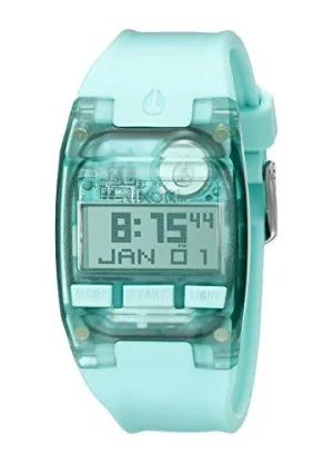 Nixon Men's Strap Watch - Comp S Chrono Light Blue Digital Dial Silicone | A3362043