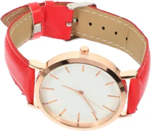 NOLITOY Stylish Female PU Strap Watch for Students Comfortable Wristwatch for Daily Wear Present for