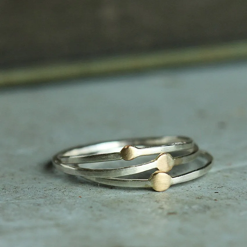 North Star Stacking Rings - Set of 3