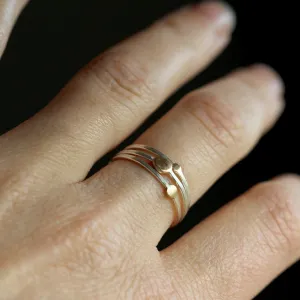 North Star Stacking Rings - Set of 3