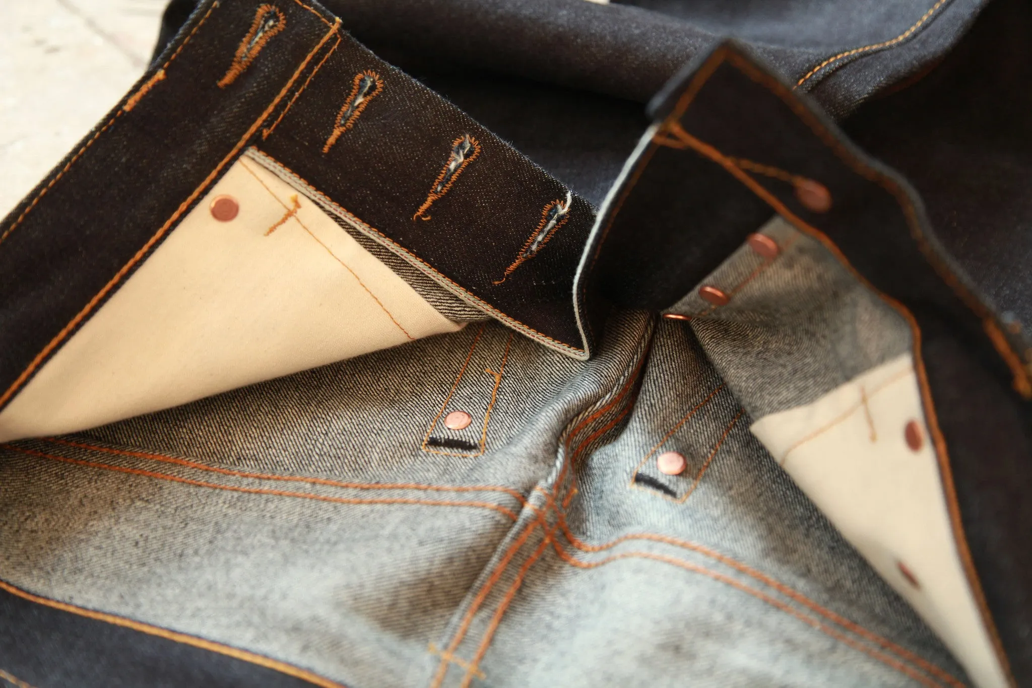 NP003 - HEAVYWEIGHT DEEP INDIGO DENIM