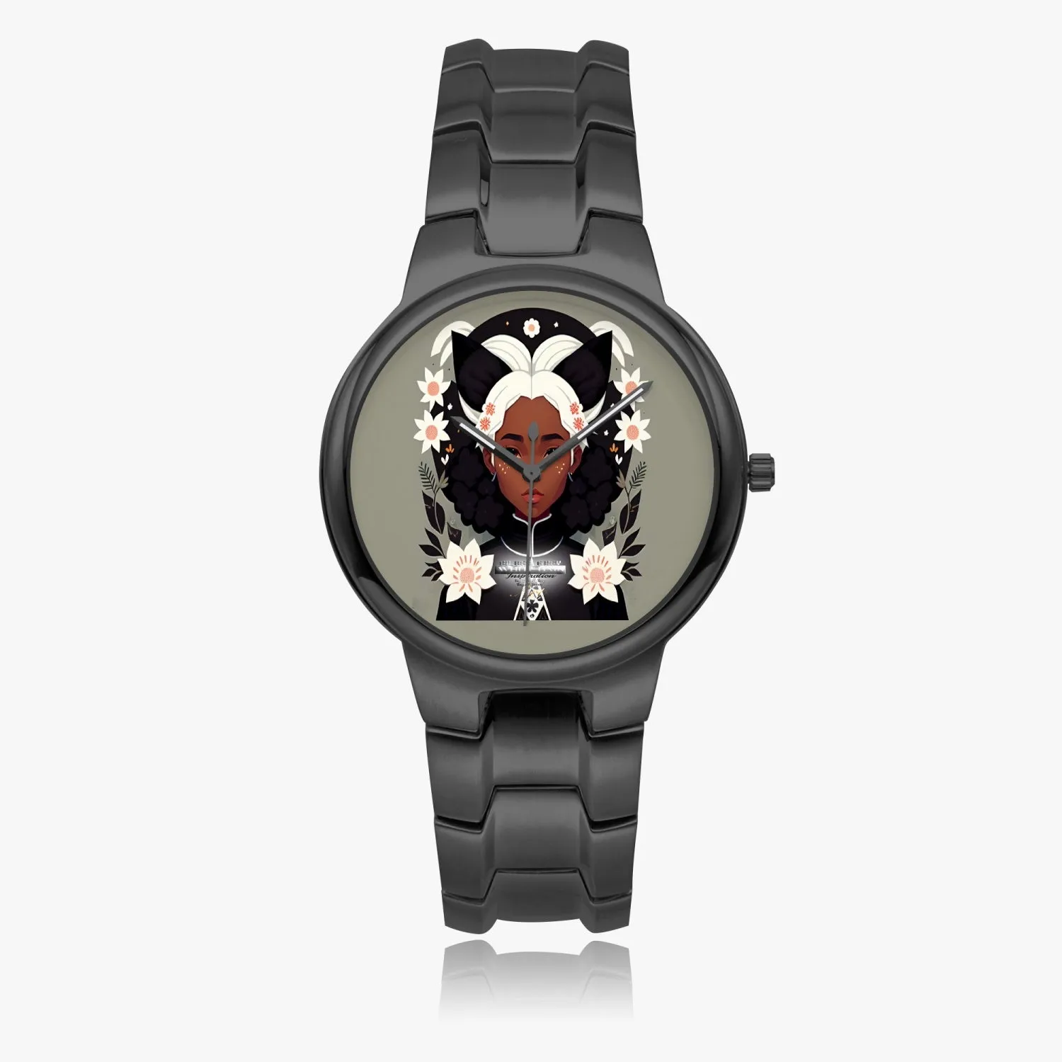 Nubian Silverfox Exclusive Stainless Steel Quartz Watch