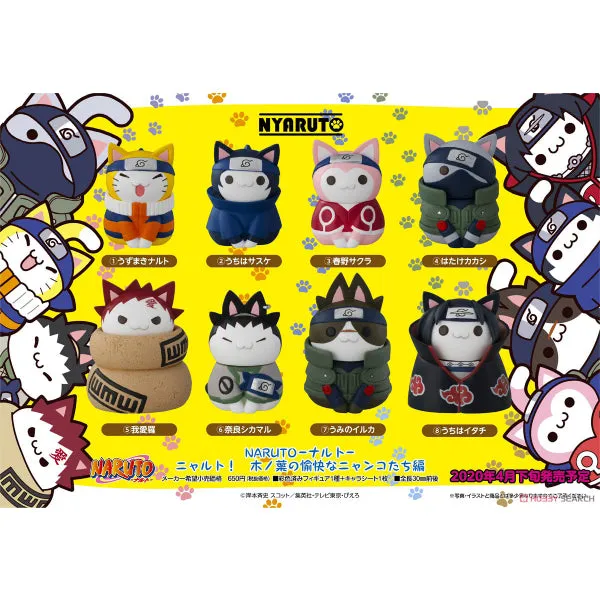 Nyaruto! Naruto Konoha no Yukai na Nyanko-tachi (Set of 8) (PVC Figure)