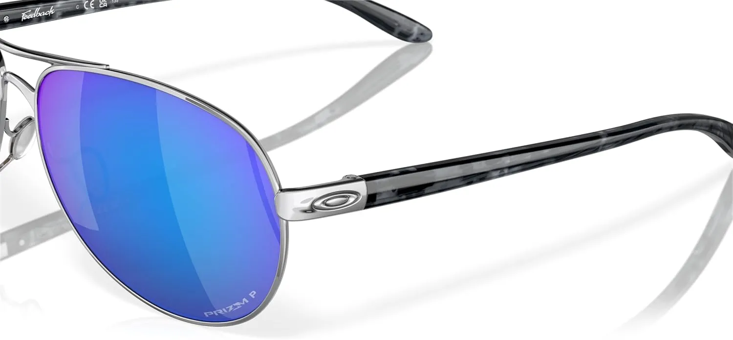 Oakley Women's Oo4079 Feedback Aviator Sunglasses