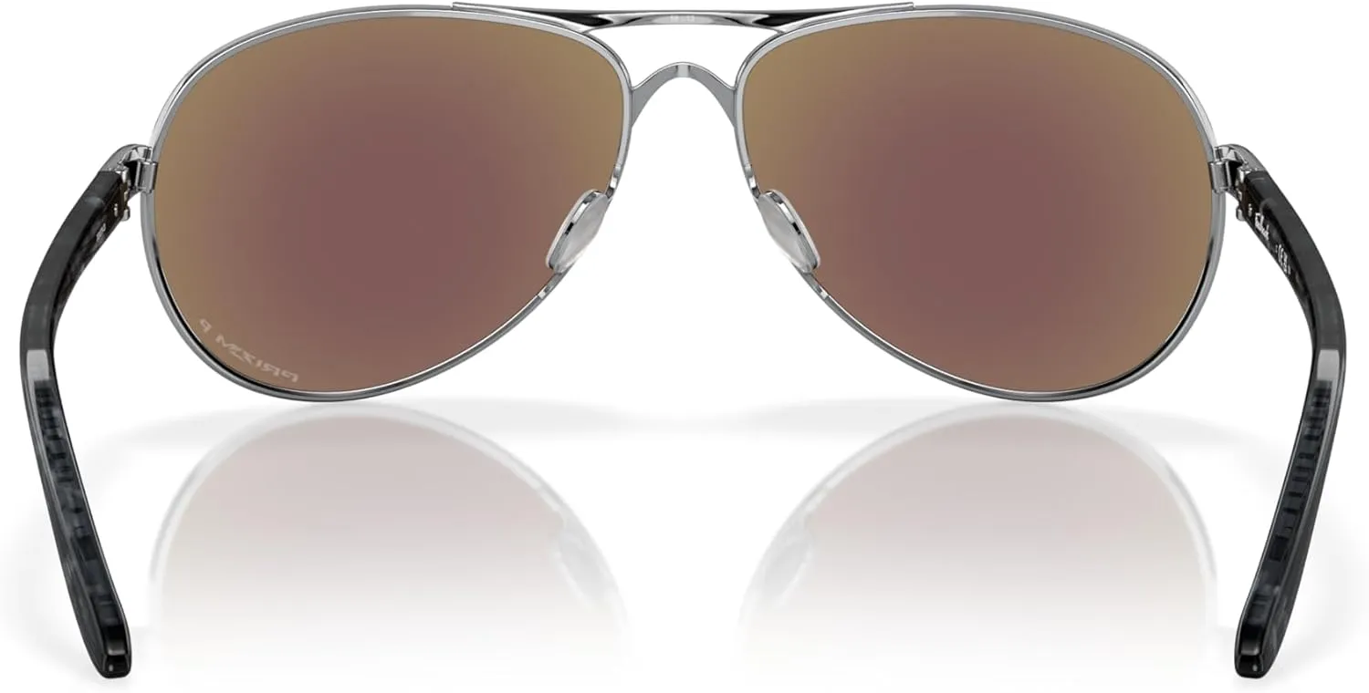 Oakley Women's Oo4079 Feedback Aviator Sunglasses