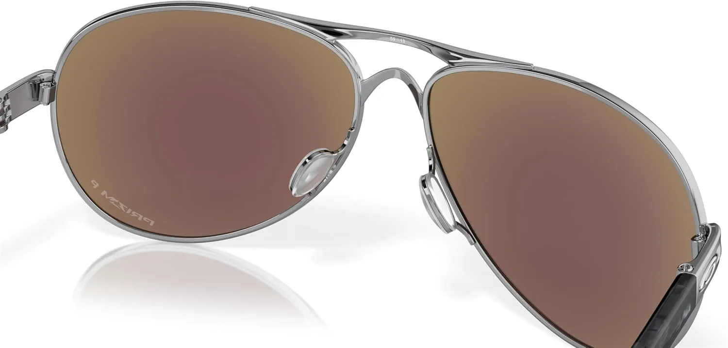 Oakley Women's Oo4079 Feedback Aviator Sunglasses