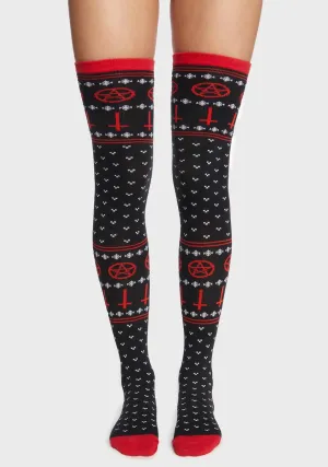 October 15th Over The Knee Socks