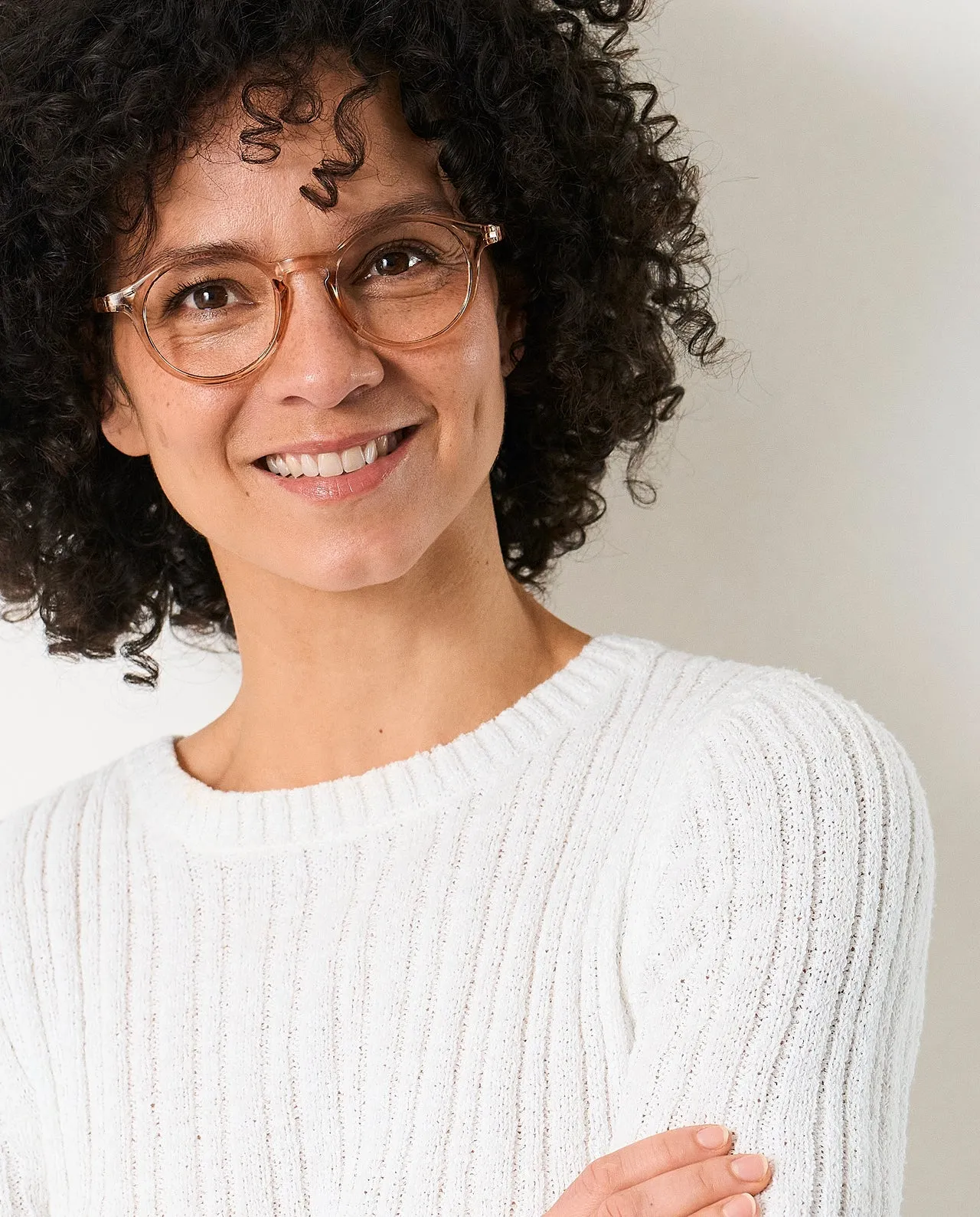 OjeOje A Clear lens glasses - sand