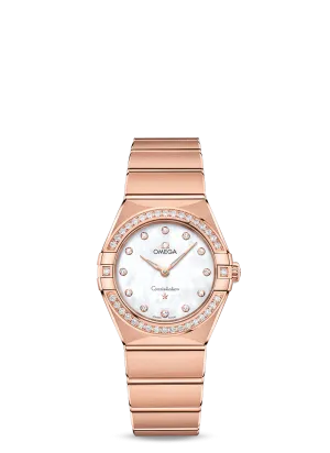 Omega Constellation Quartz 18K Sedna™ Gold & Diamonds Lady’s Watch