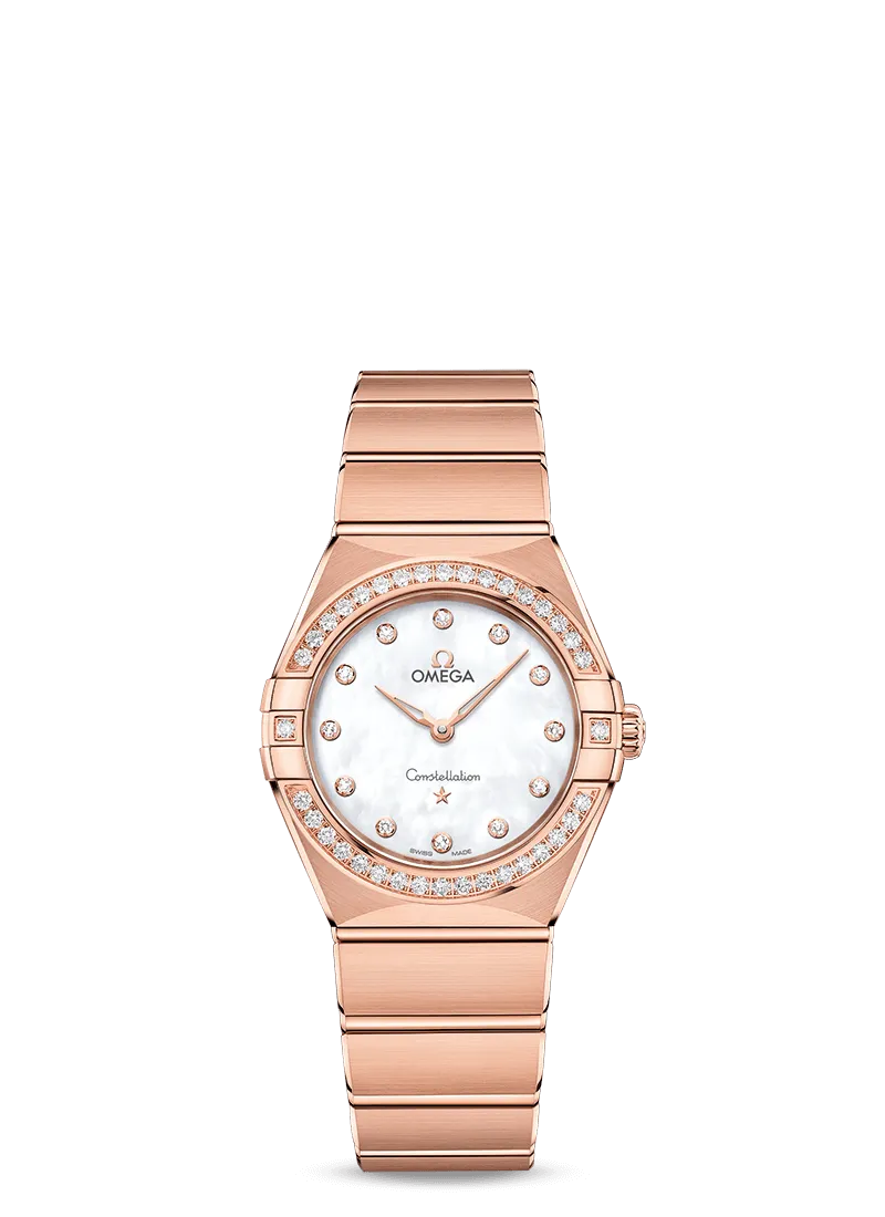 Omega Constellation Quartz 18K Sedna™ Gold & Diamonds Lady’s Watch