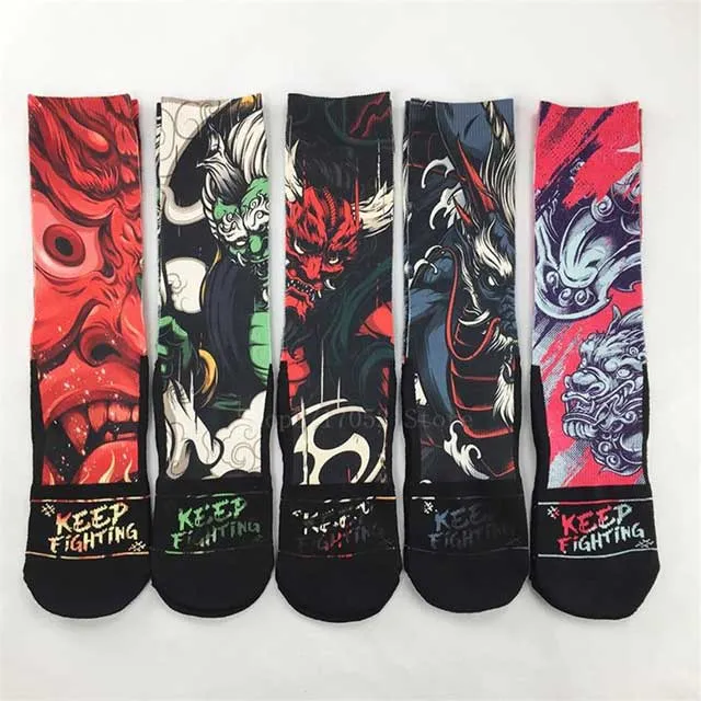 Oni Face Japanese Socks