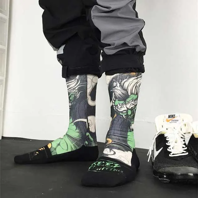 Oni Face Japanese Socks