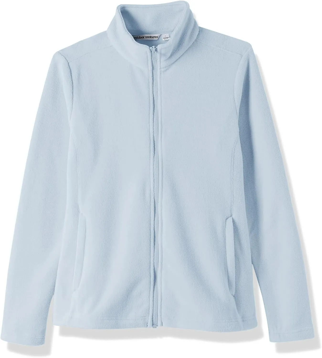 Outdoor Ventures Women's Lightweight Warm Zip Up Long-Sleeve Soft Polar Fleece Jacket for Fall Winter