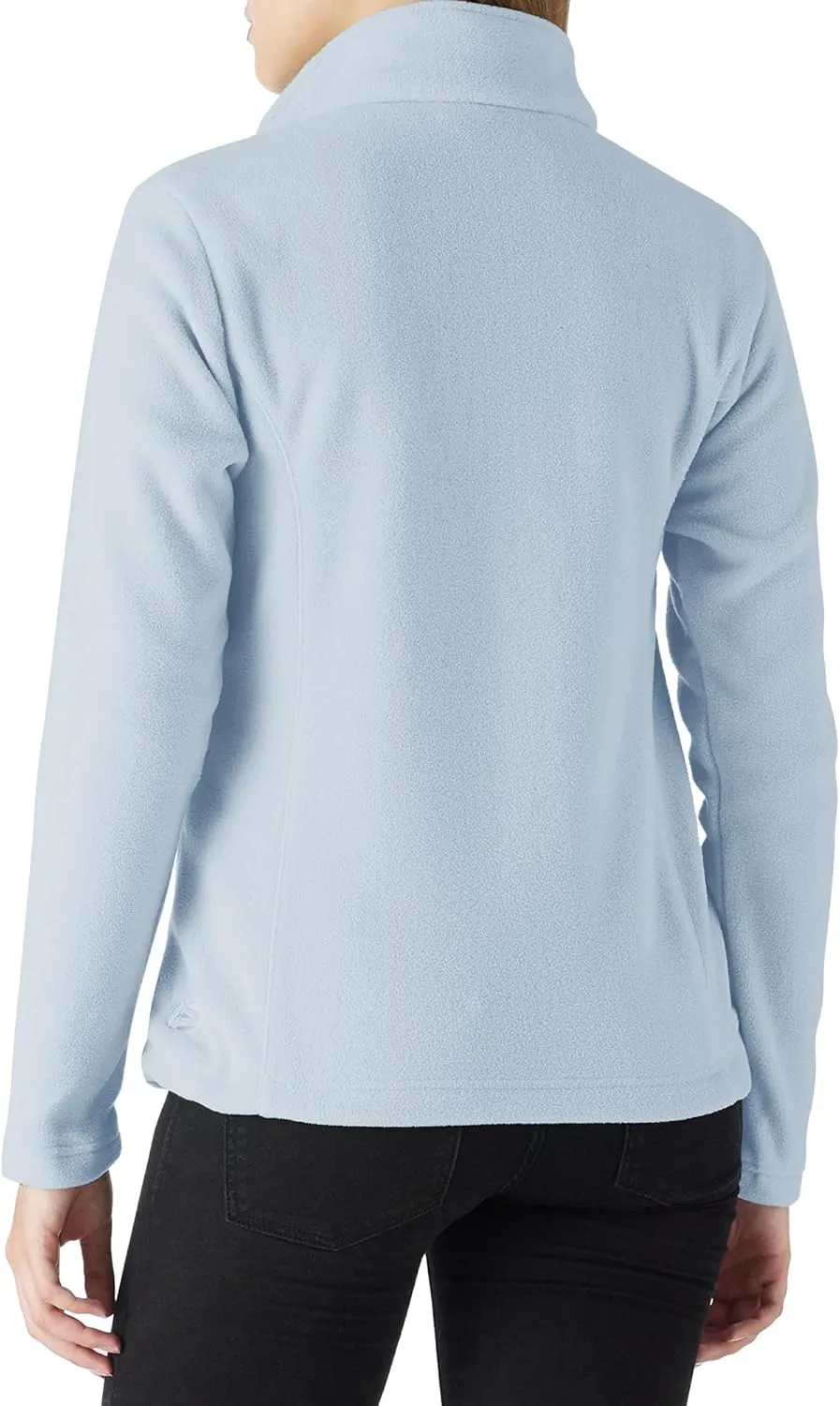 Outdoor Ventures Women's Lightweight Warm Zip Up Long-Sleeve Soft Polar Fleece Jacket for Fall Winter
