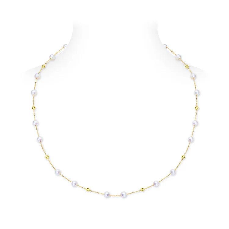 Pair Tincup Freshwater Necklace