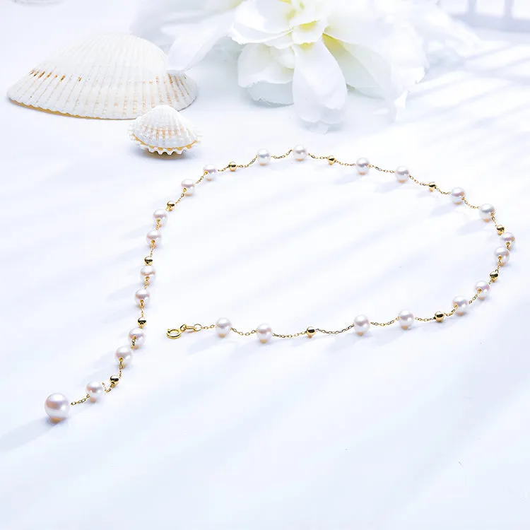 Pair Tincup Freshwater Necklace