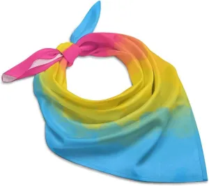 Pansexual Pan Pride Bandana for Men Women Headscarf Handkerchief Scarf