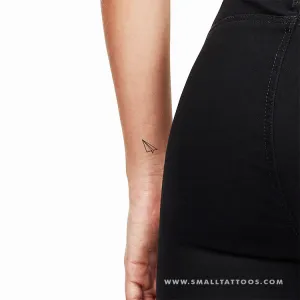 Paper Plane Temporary Tattoo (Set of 3)