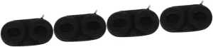 PartyKindom 4pcs Smartwatch Organizer The Watche Travel Case for Men 2 Slots Watch Storage Box