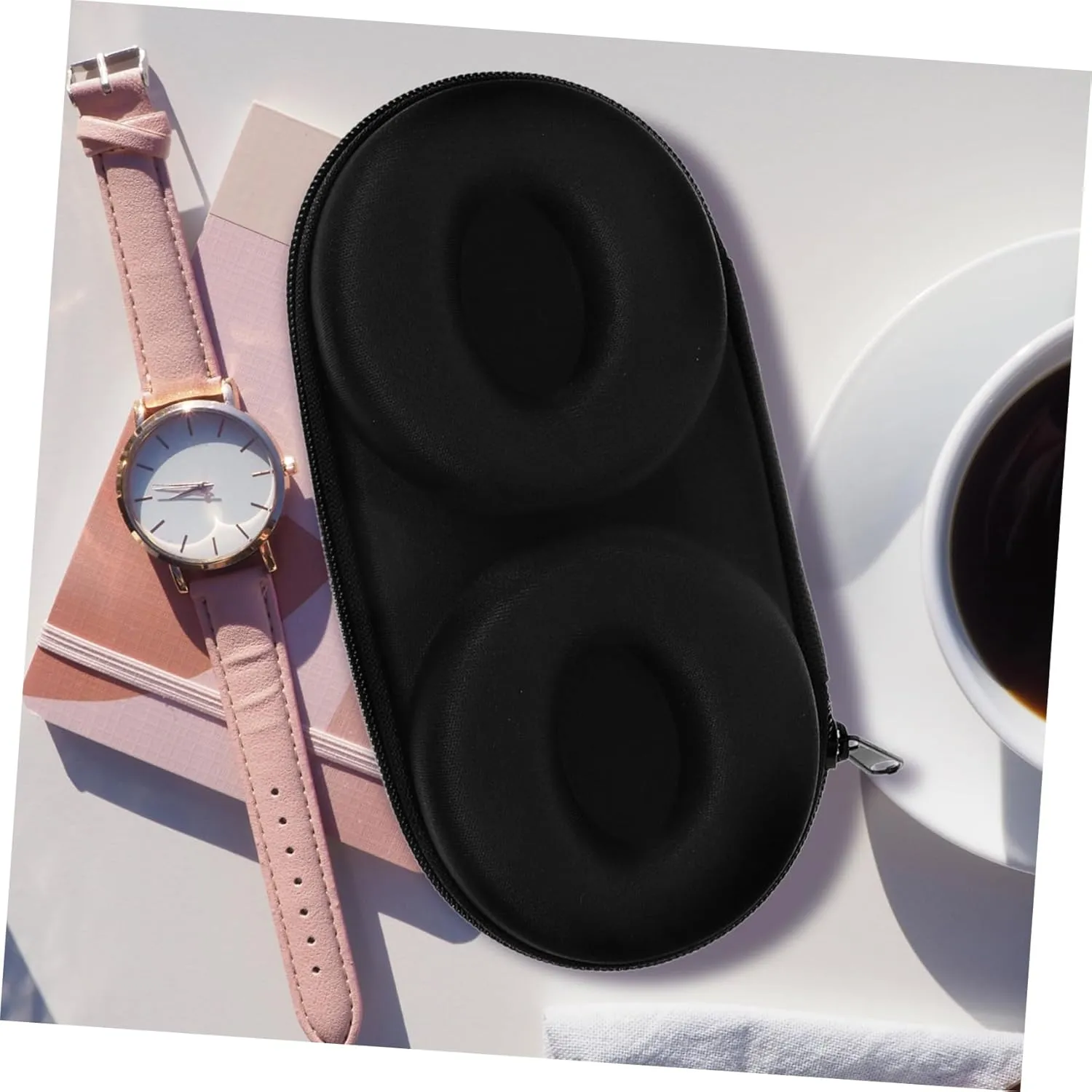 PartyKindom 4pcs Smartwatch Organizer The Watche Travel Case for Men 2 Slots Watch Storage Box