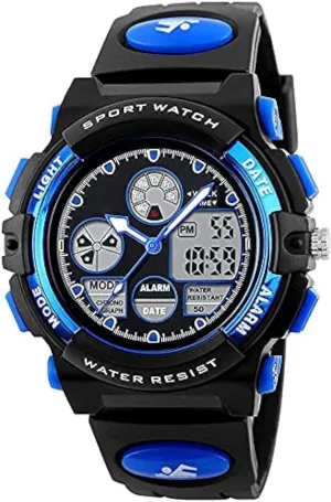 PASNEW Watch,Watches,LED Alarm Calendar Outdoors Watch,Sports Waterproof Watch,Watches with Luminous Dials