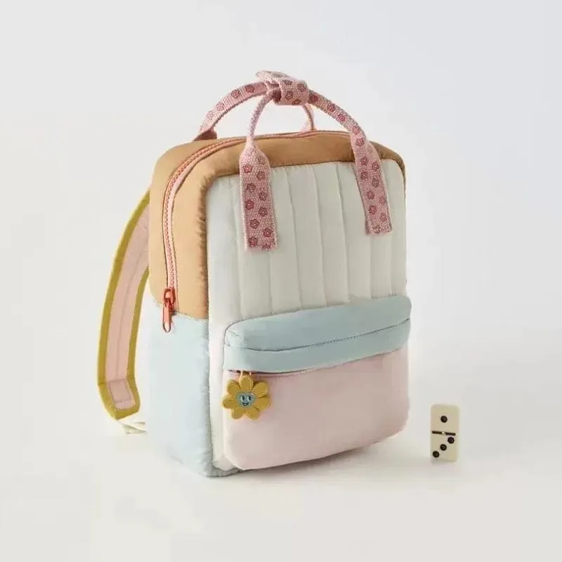 Pastel Floral Print Backpack