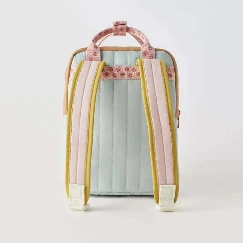 Pastel Floral Print Backpack