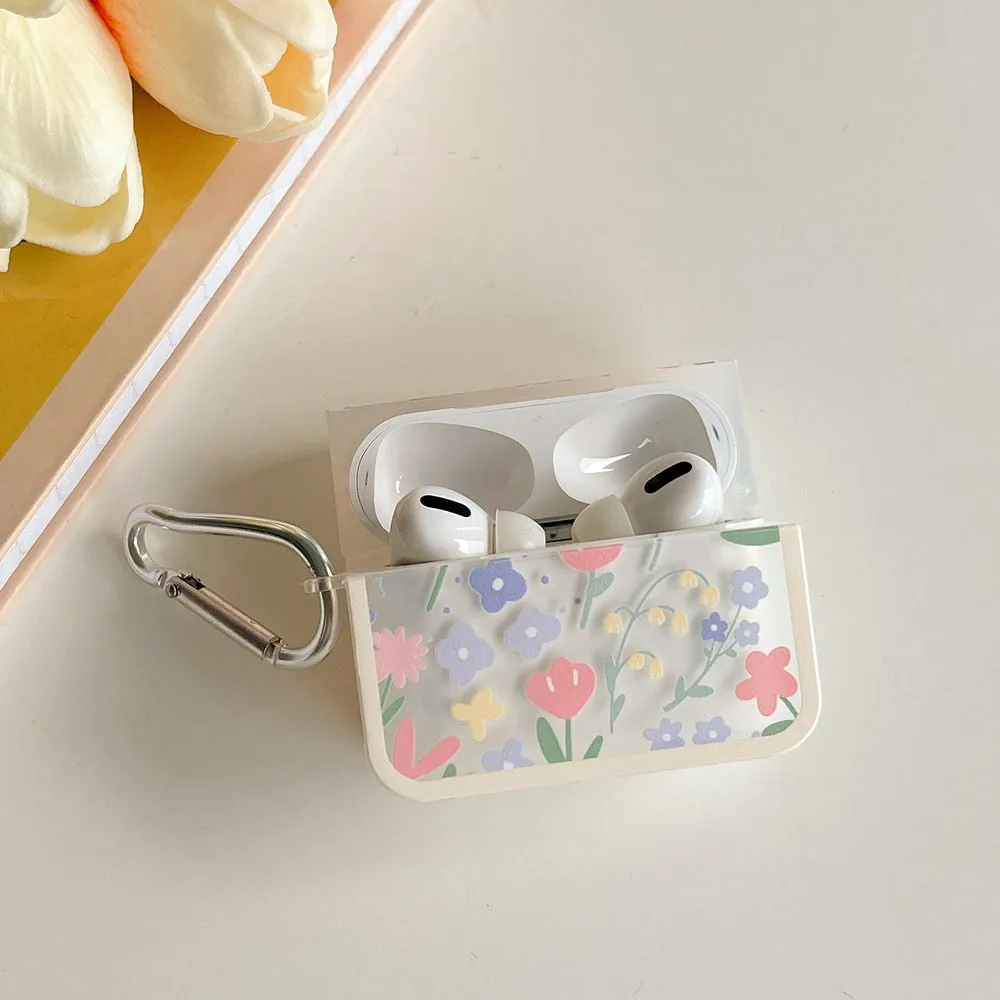 Pastel Flowers AirPods Case