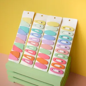 Pastel Hair Clips (Set of 10)