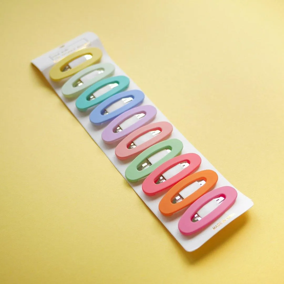 Pastel Hair Clips (Set of 10)
