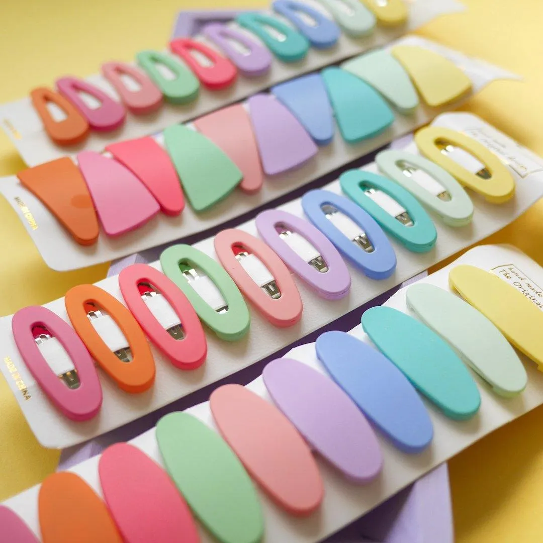Pastel Hair Clips (Set of 10)