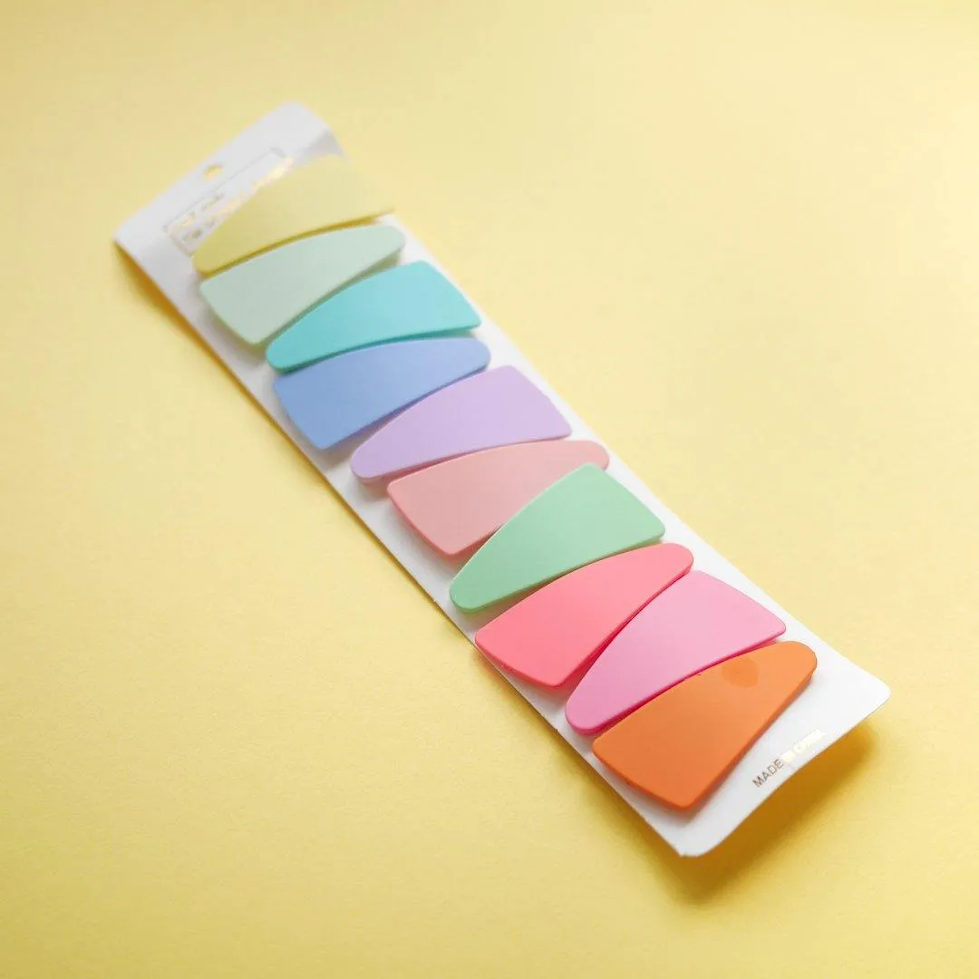 Pastel Hair Clips (Set of 10)
