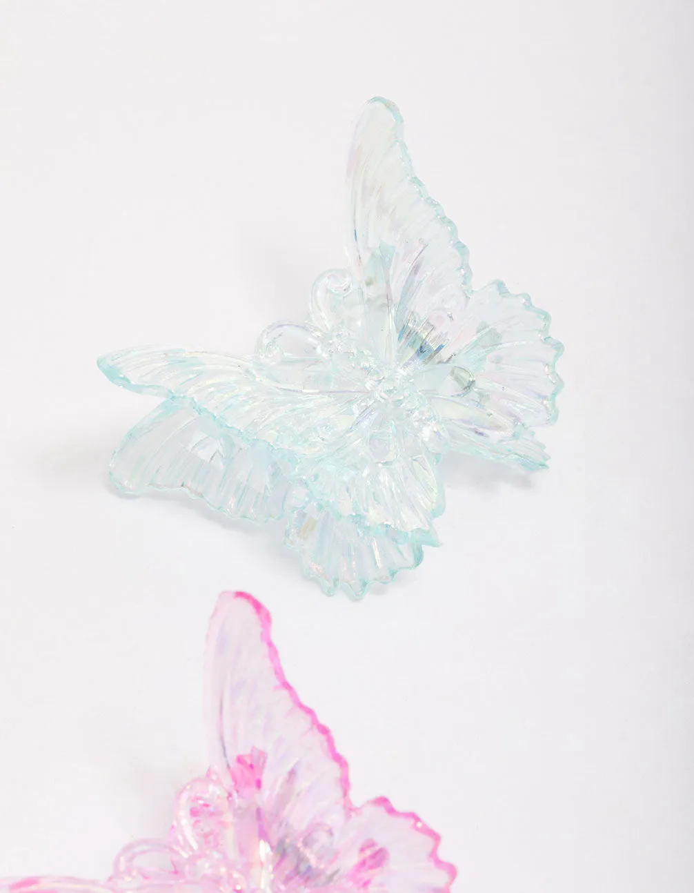 Pastel Irregular Butterfly Hair Claw Clip Pack