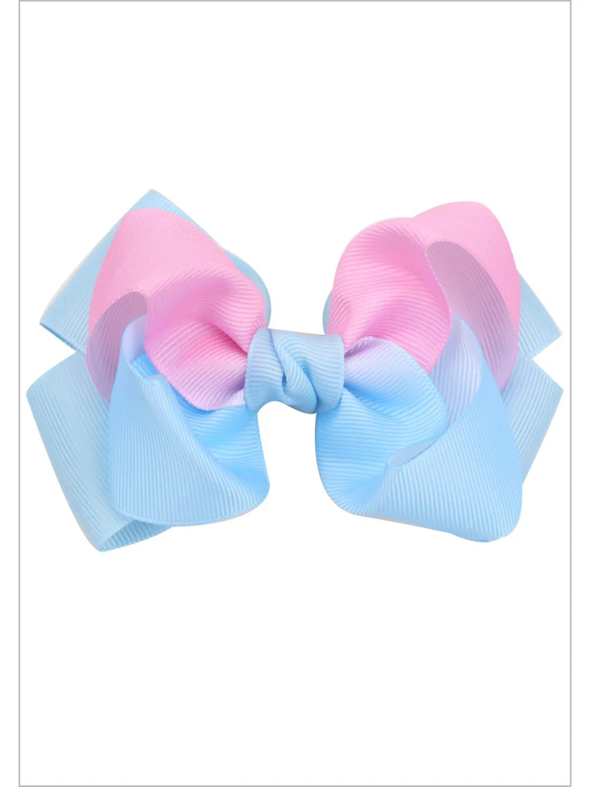 Pastel Swirl Rainbow Hair Clips