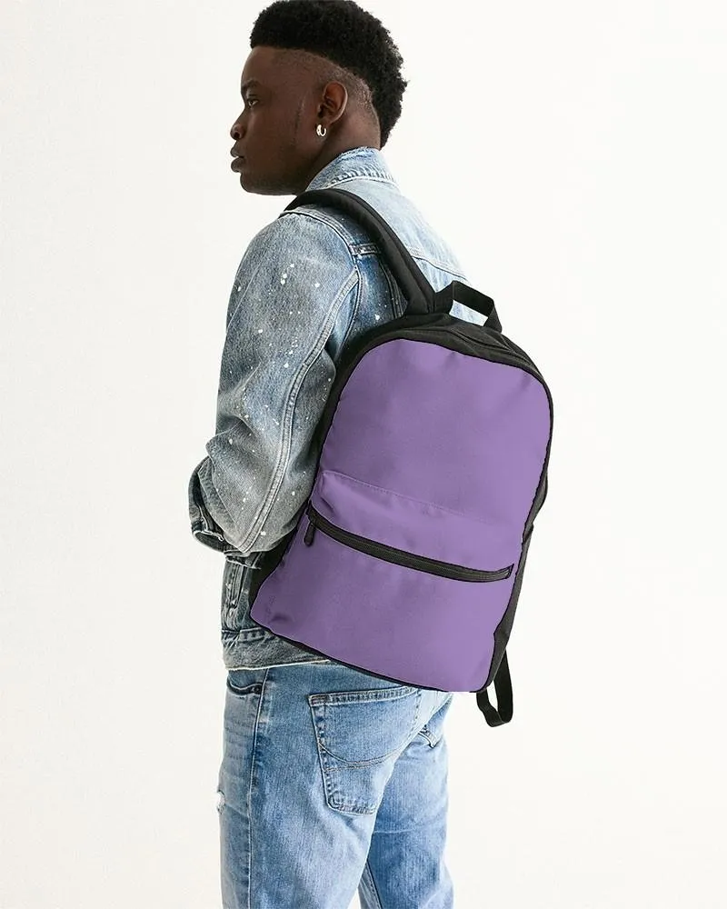 Pastel Violet Canvas Backpack | Bright Pastel Violet | C45M60Y0K0