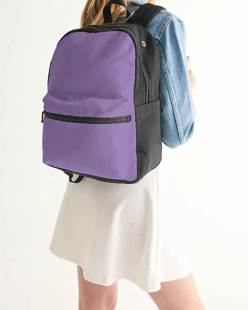 Pastel Violet Canvas Backpack | Bright Pastel Violet | C45M60Y0K0